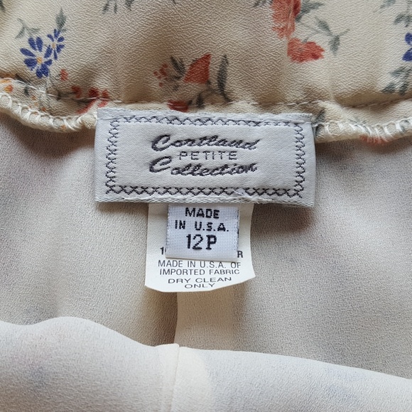 Vintage Cortland Petite Floral Skirt 💕💕💕 - Picture 7 of 8